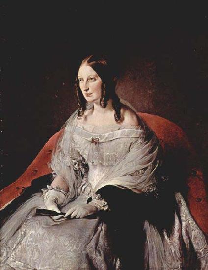 Francesco Hayez Portrait of the princess of Sant Antimo Sweden oil painting art